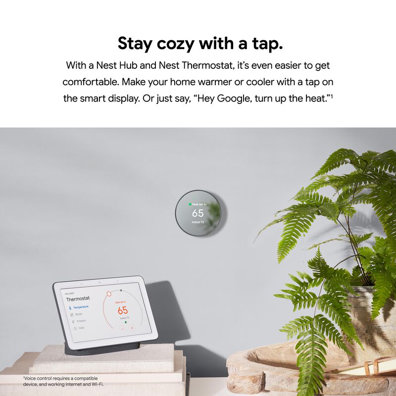 Google Nest Thermostat Snow SMUD